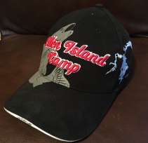 Complimentary hat given to all guests of Ellen Island Camp.