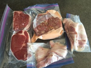 Ready for the freezer, then next stop my belly....